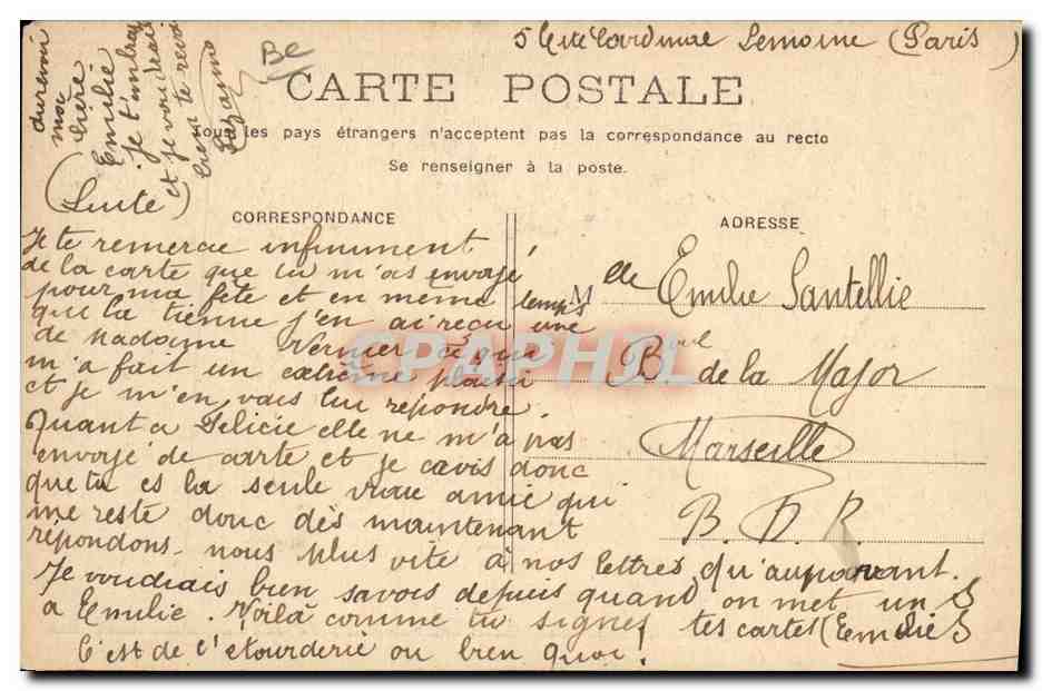 CPA Fantaisie Journaux Journal La Croix v — Verso
