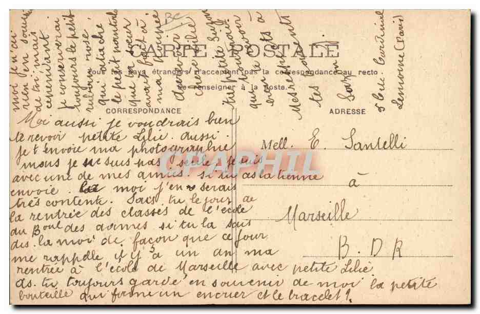 CPA Fantaisie Journaux Journal Petite Republique Enfants Bebes — Rückseite