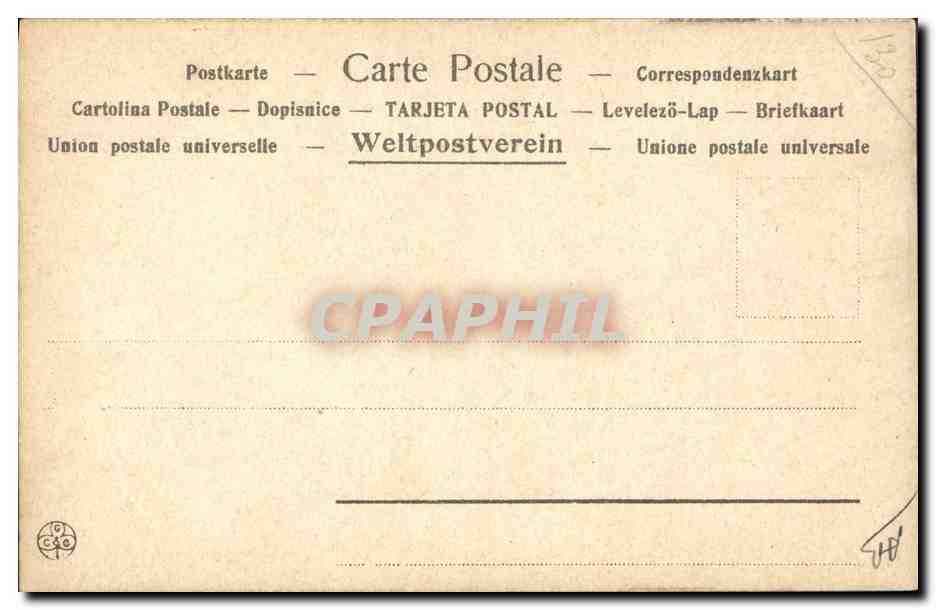Homme lisant un journal — La Tribuna — éditeur CPAPHIL, n° 390 — Rückseite