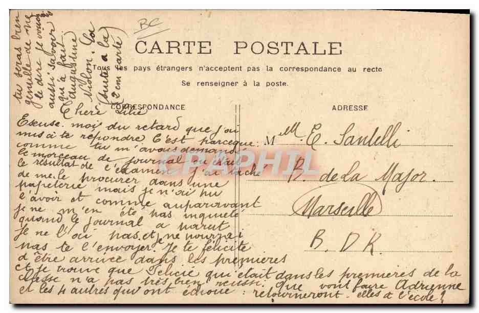 CPA Fantaisie Journaux Journal Le Matin Enfants Bebes — Rückseite
