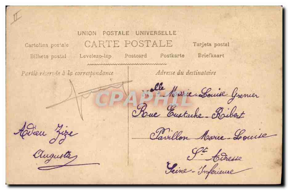 CPA Fantaisie Journaux Journal Enfant — Verso