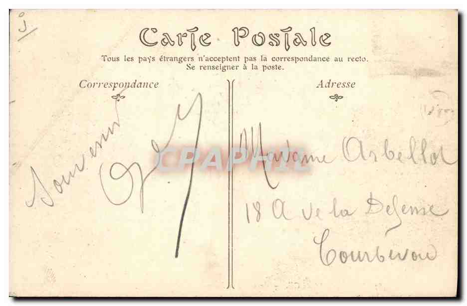 In Beauce — Ankunft auf dem Bauernhof — R.D. Phot. — Rückseite
