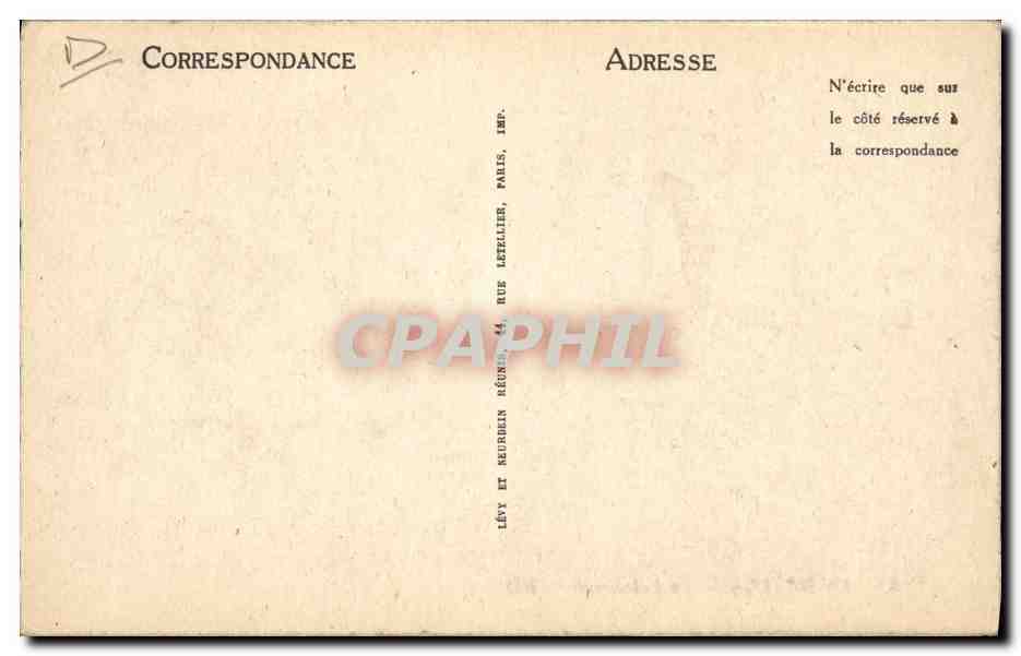 CPA Folklore Paysans En Beauce Le laboureur — Rückseite