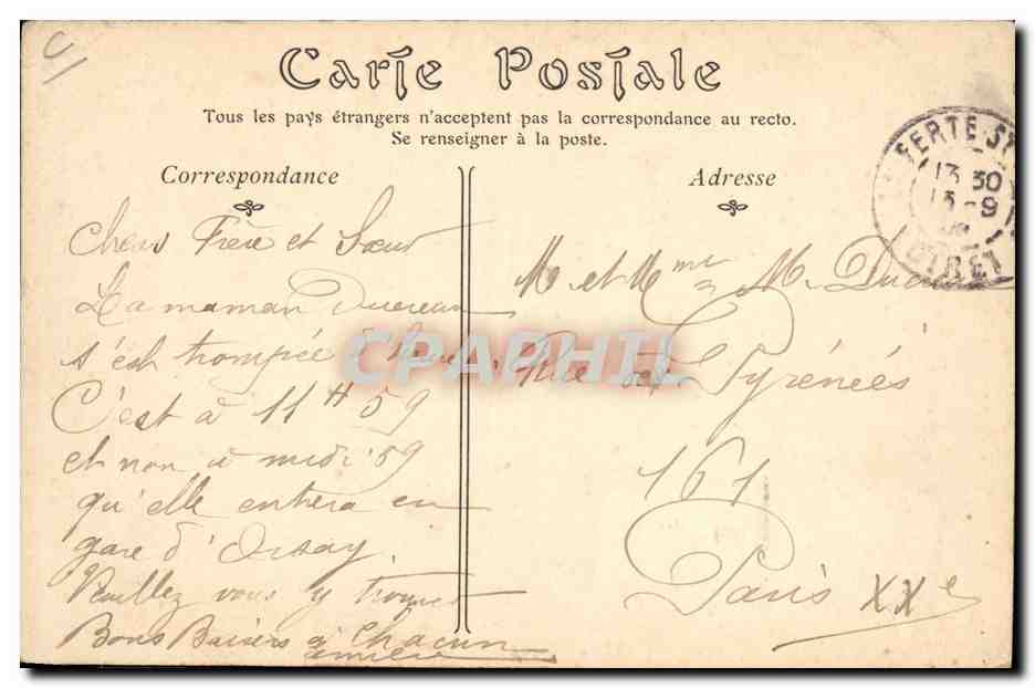 En SoLOGNE — Jeune Paysanne allant au Marché — ND. Phot. — Reverso