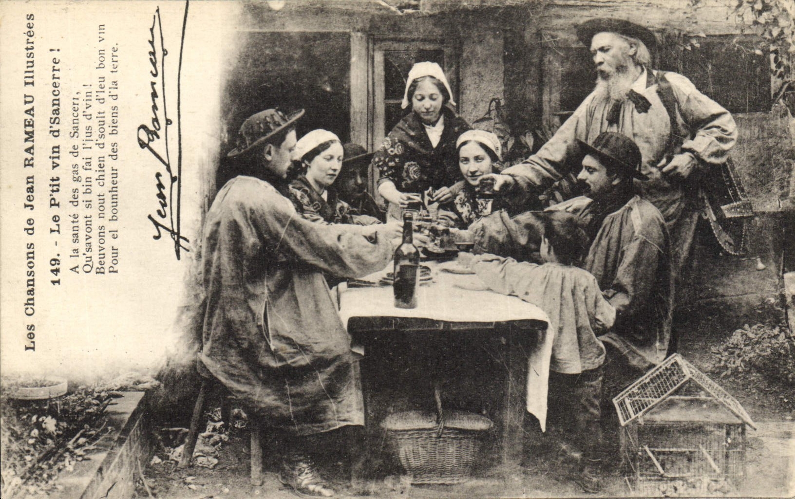 Chansons de Sancerre — Le p'tit vin de Sancerre — Éditeur E. Maquaire, Bourges