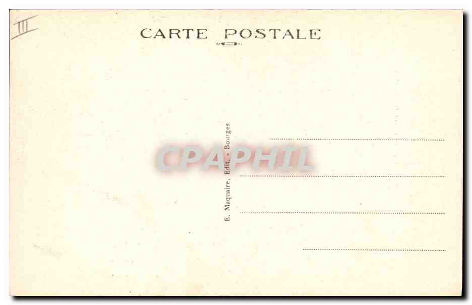 Chansons de Sancerre — Le p'tit vin de Sancerre — Éditeur E. Maquaire, Bourges — Verso