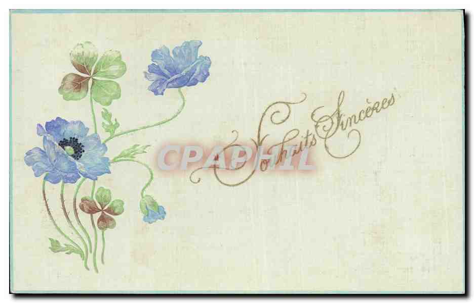 CPA Fantaisie Fleurs 