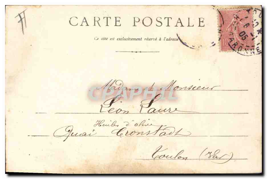 Le Château d'eau de Toulouse — B.M.T. — éditeur B.M.T. Toulouse — Achterkant