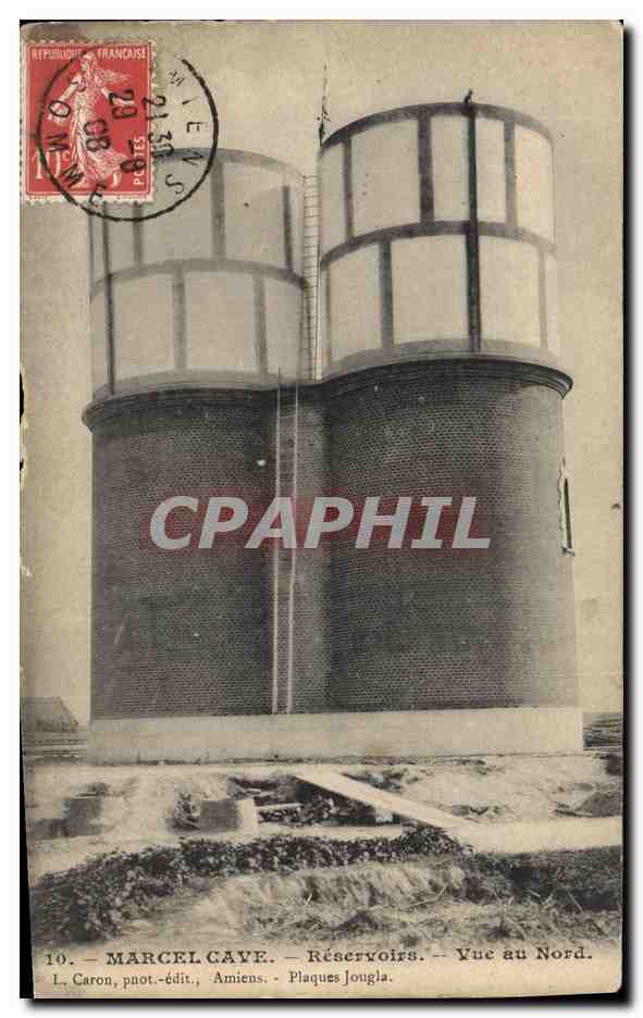 Réservoirs — Vue au Nord — L. Caron, phot.-édit., Amiens. Plaques Jouglia.