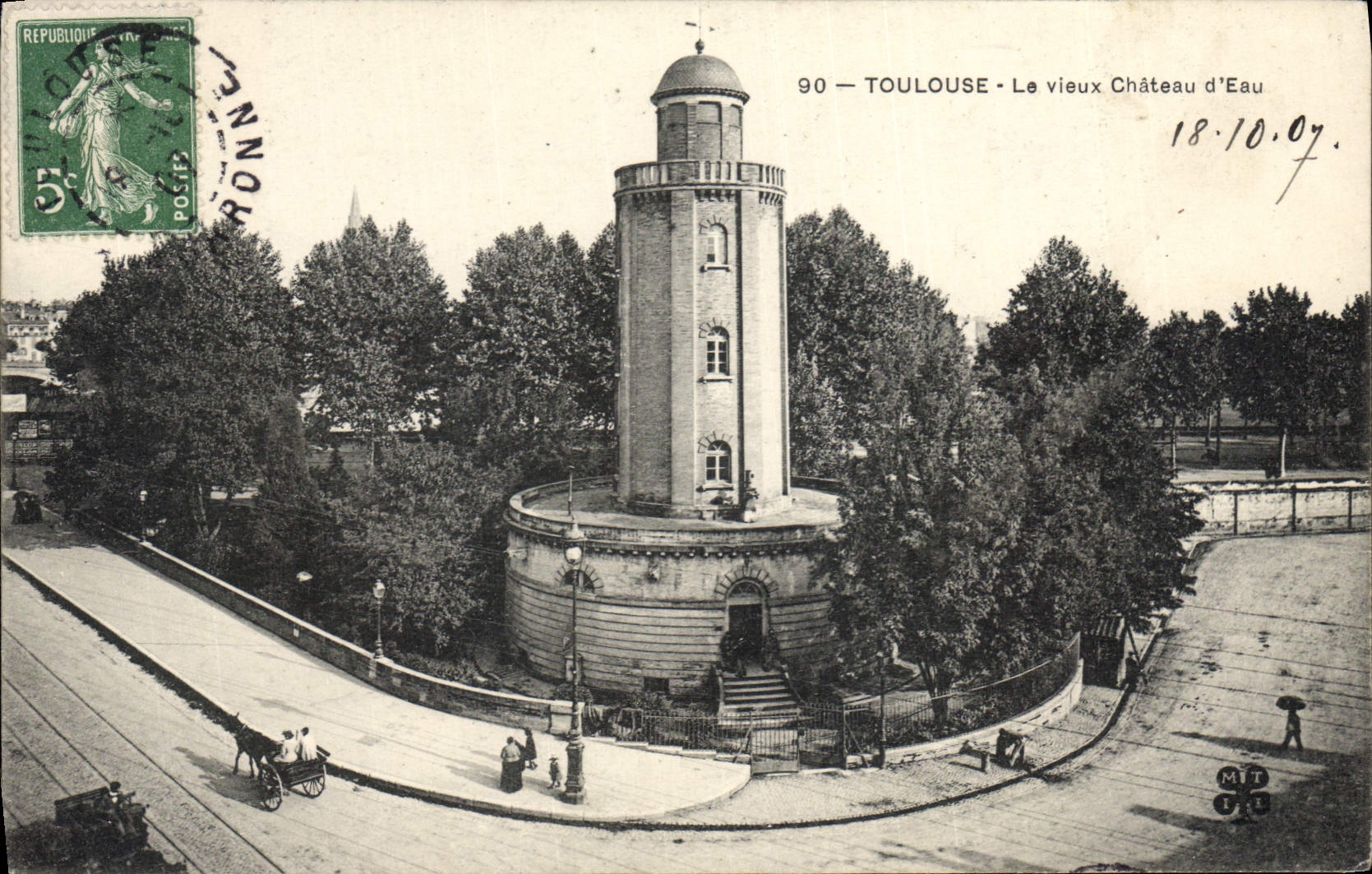 Toulouse — Le vieux Château d'Eau — éditeur MIT