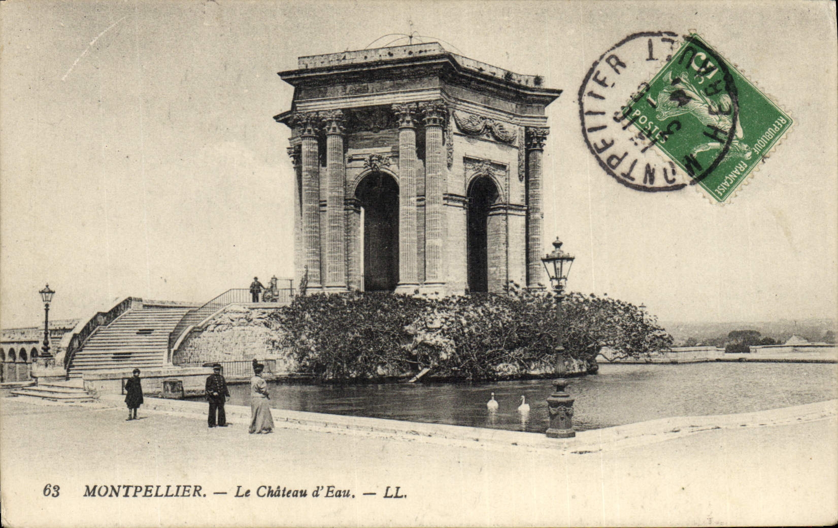 Montpellier — Le Château d'Eau — LL. — N° 63