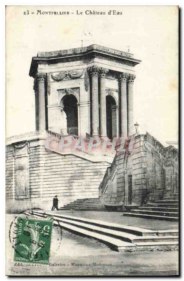 Montpellier - Le Château d'Eau — Éd. Galeries-Magasins Modernes, n°23