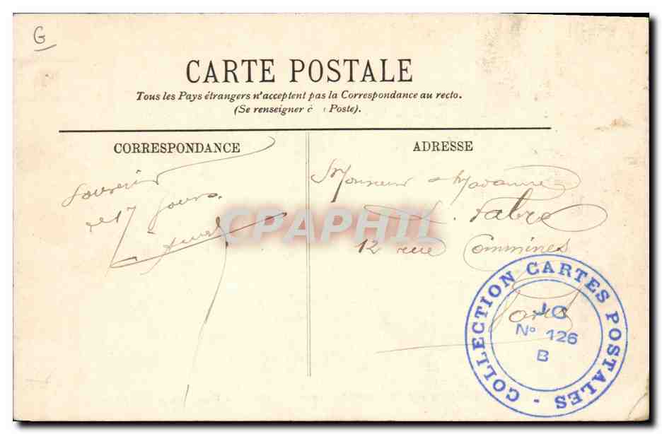 Traubenlese und Weinherstellung in Champagne — Traubenleserinnen (Avize) — LL. — Rückseite
