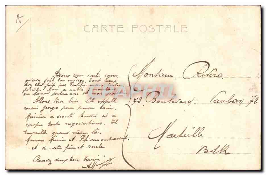 CPA Fantaisie Pierrot Pierrots Enfants  — Rückseite