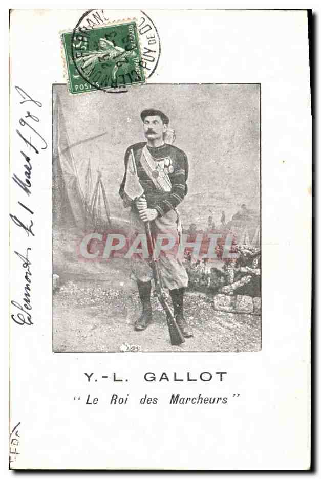 CPA Globe Trotters Globe-Trotters Gallot Le roi des marcheurs