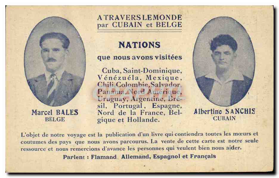 Marcel et Albertino Bales — Voyage à travers le monde — Édition Bales