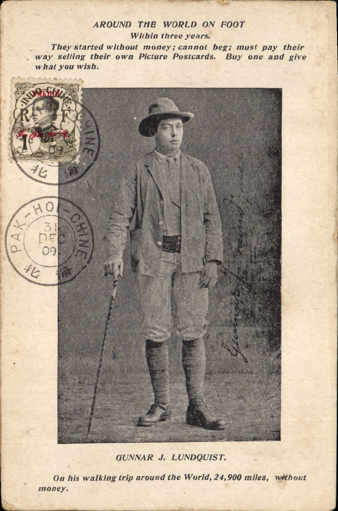 CPA Globe Trotters Globe-Trotters Gunnar Lundquist Indochine Pakhoi