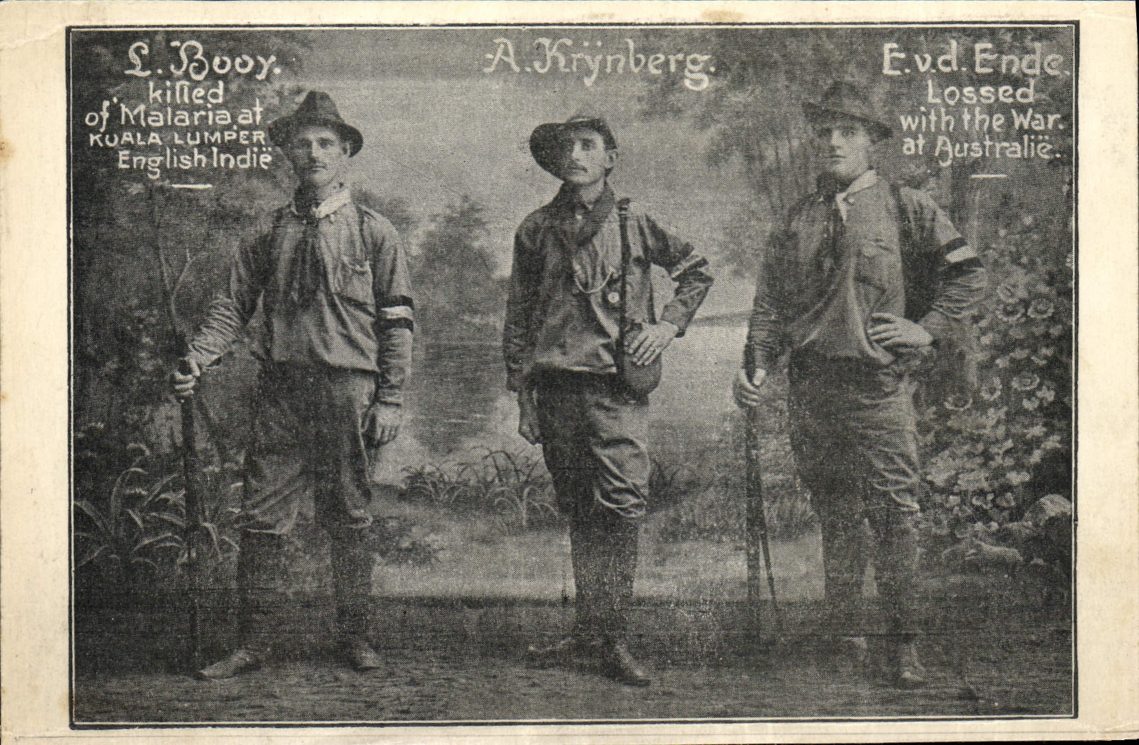 CPA Globe Trotters Globe-Trotters Booy Krynberg Ende