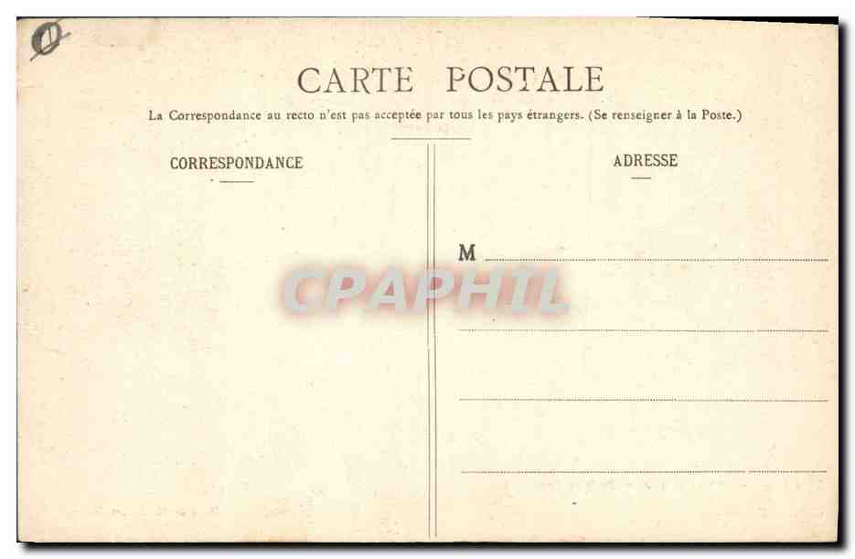 CPA Arbre Paysage d'hiver Foret de Fougeres — Rückseite