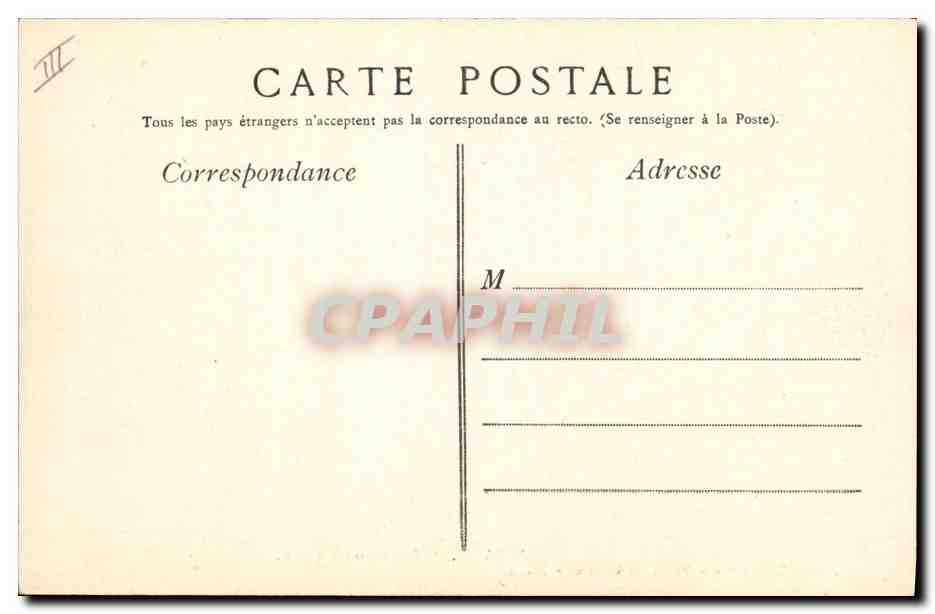 CPA Arbre Nimes Le gros cedre — Verso