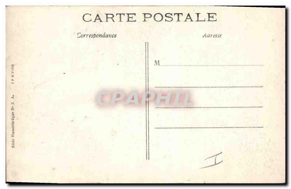 CPA Arbre Parmi les troncs — Rückseite