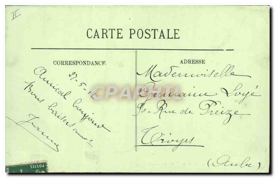 CPA Arbre Bar le Duc Le gros Orme du Paquis — Verso