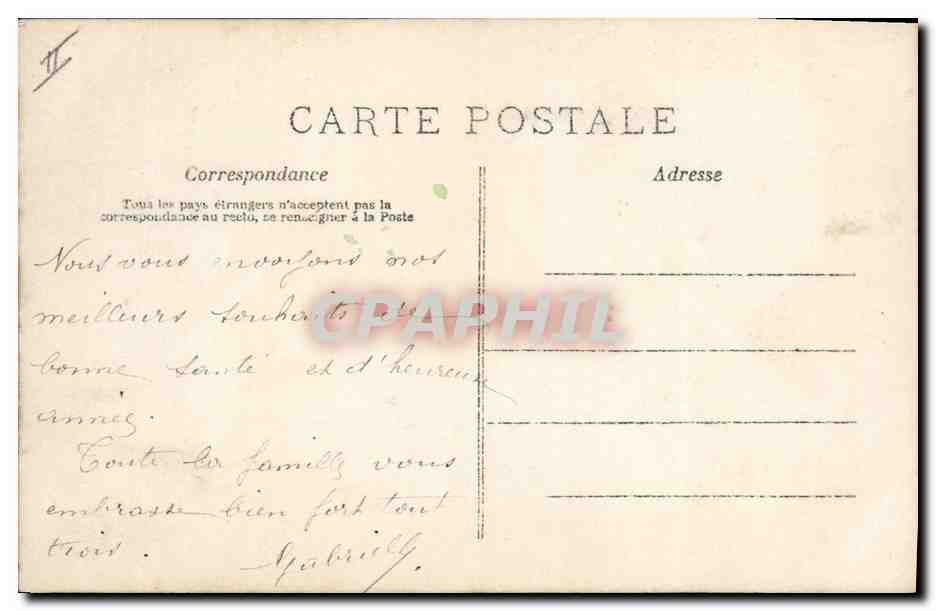 CPA Fantaisie Illustrateur Mastroianni  — Rückseite