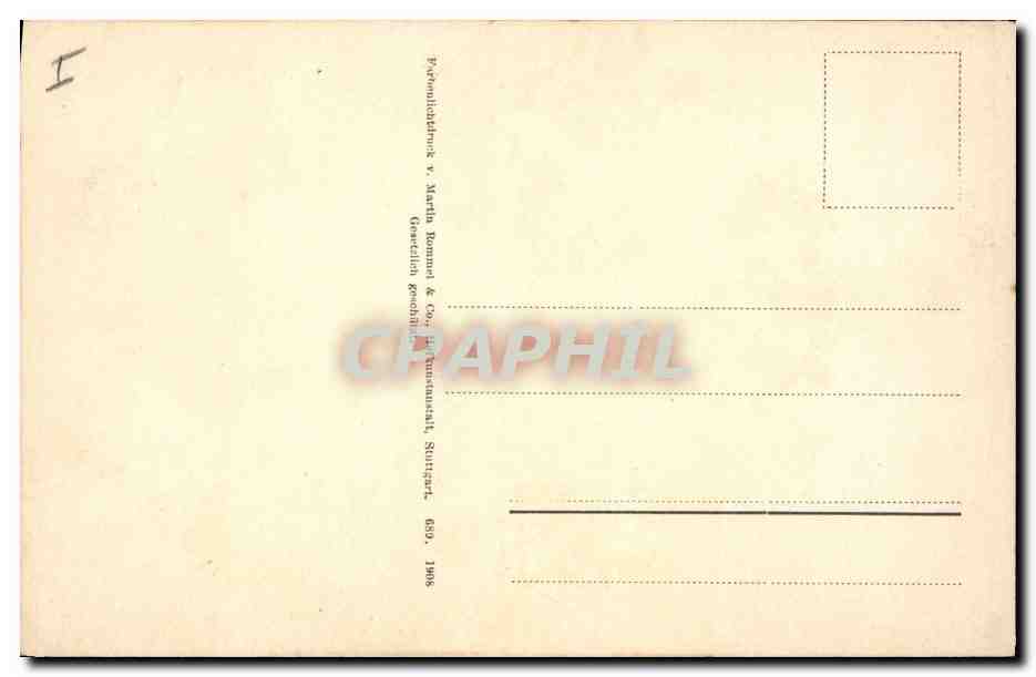 CPA Fantaisie Fleurs  — Rückseite