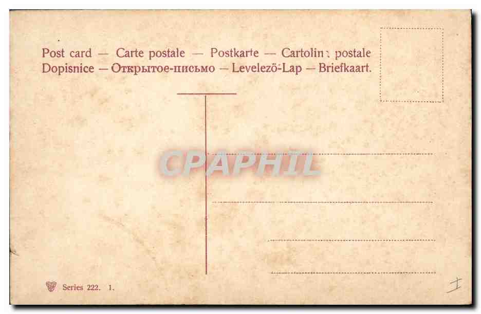 CPA Fantaisie Fleurs  — Rückseite