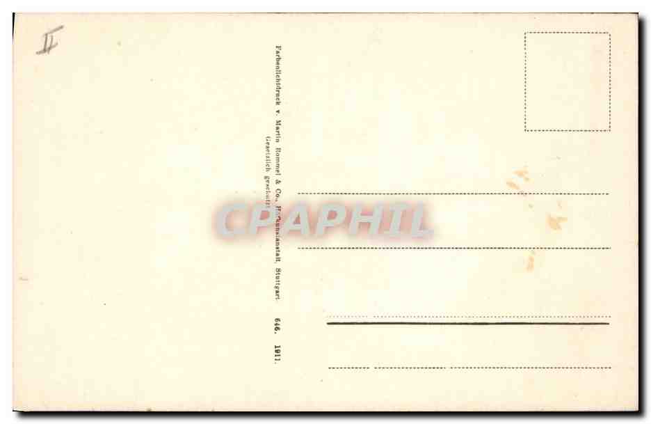 CPA Fantaisie Fleurs  — Back