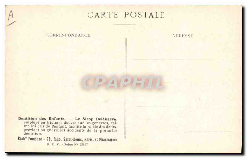 Vipérine vulgaire — Pl. 5 — Édition des Etablissements Fumouze — Verso