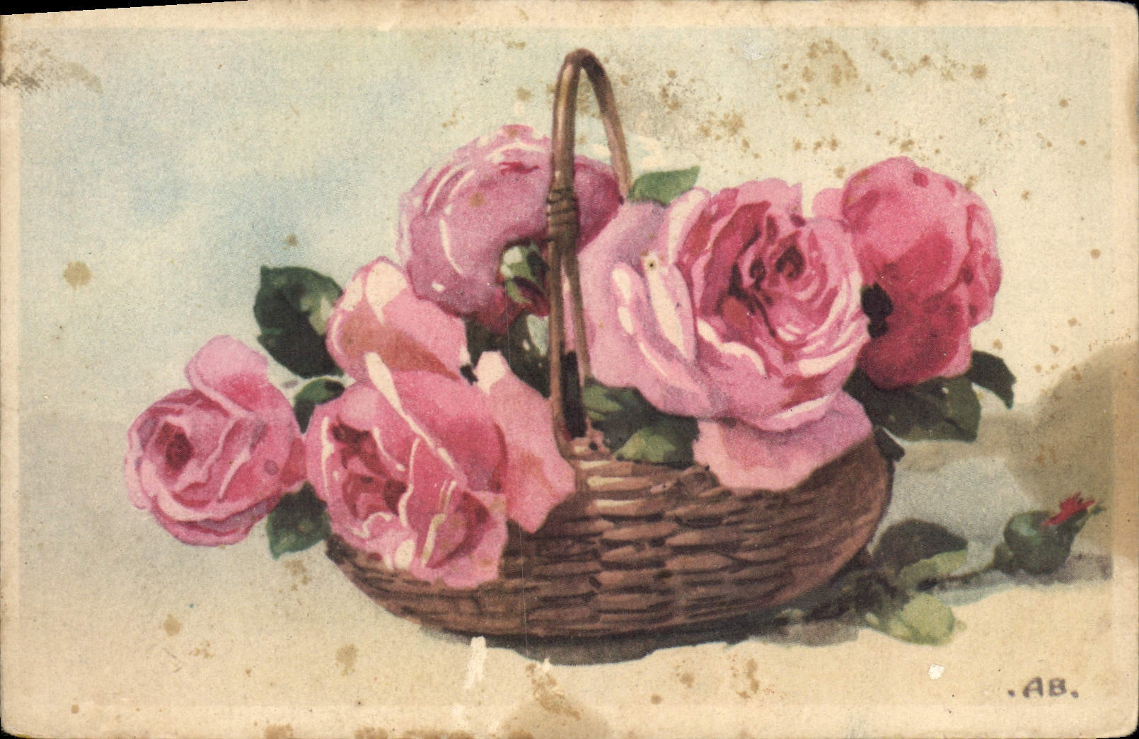 CPA Fantaisie Fleurs 