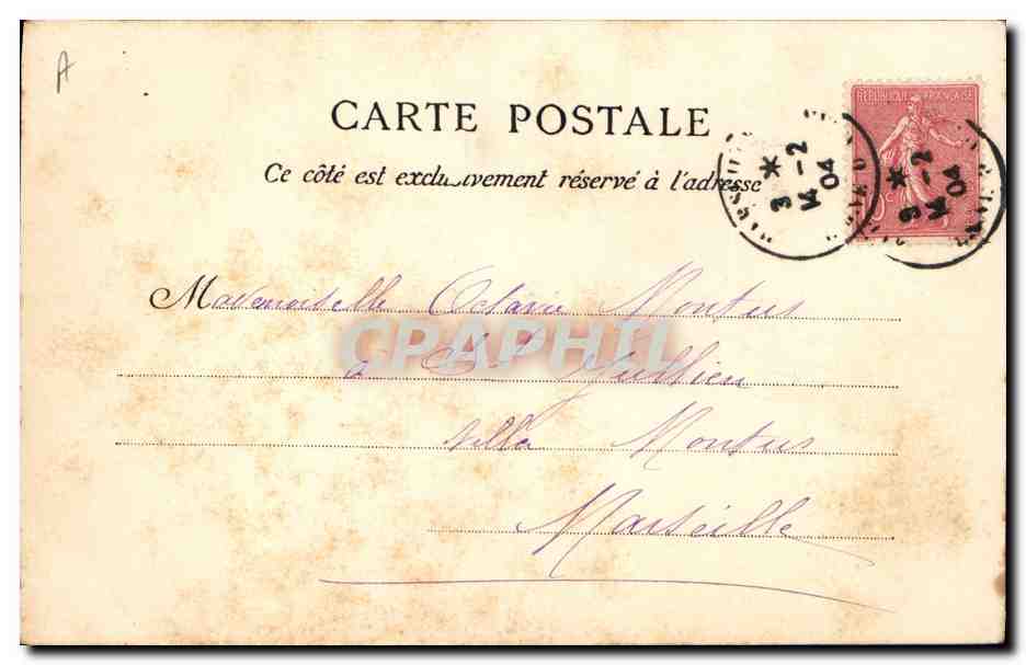 Fleurs de couleurs variées — A. Le Cautre — éditeur non visible — Rückseite