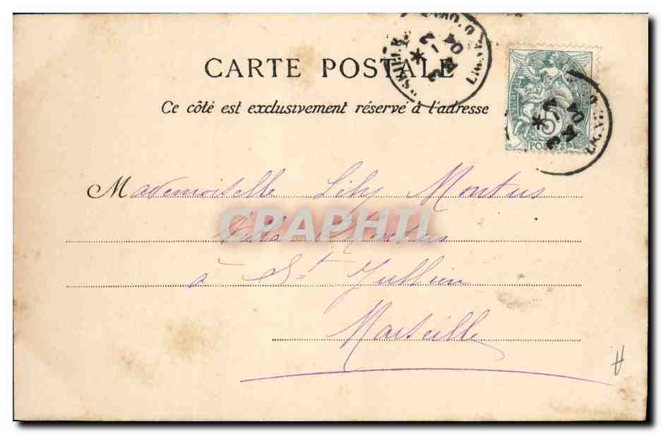 Mazzo di rose — A. Le Loulge — Editore non visibile — Verso