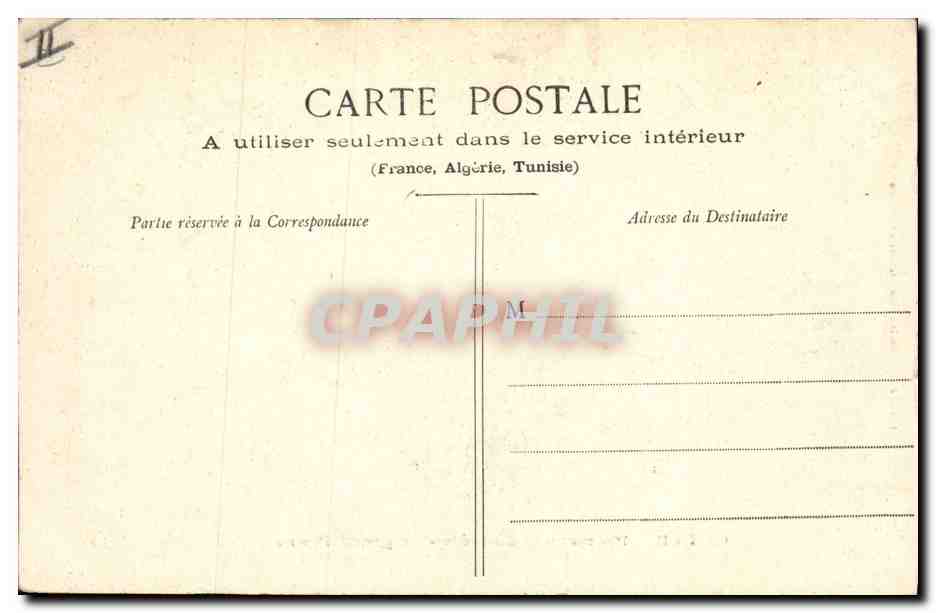 CPA Cette Promenade du Mole Le grand Phare  — Rückseite