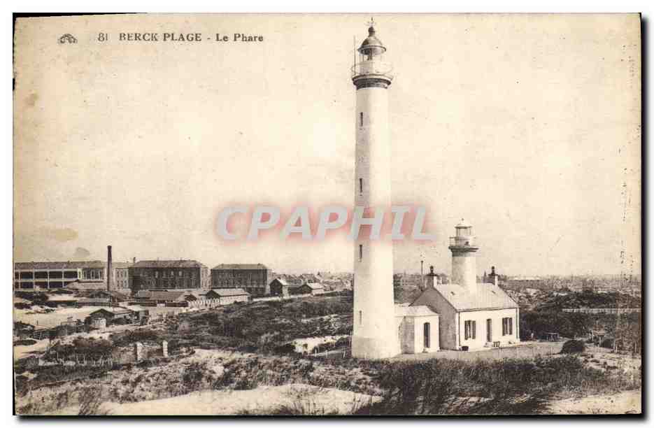 CPA Phare Berck Plage