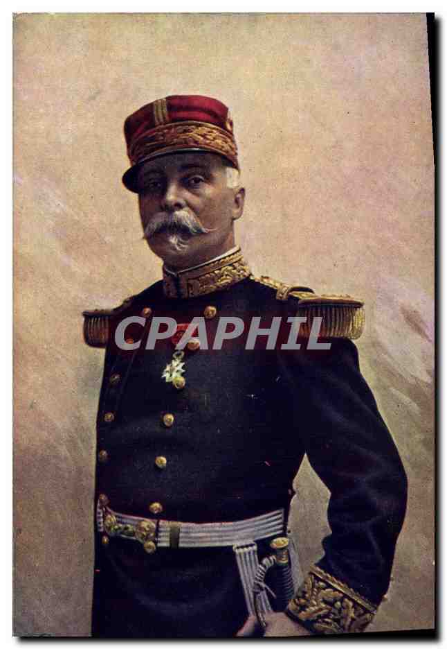 Général français en uniforme — portrait — éditeur inconnu, n° de série non visible