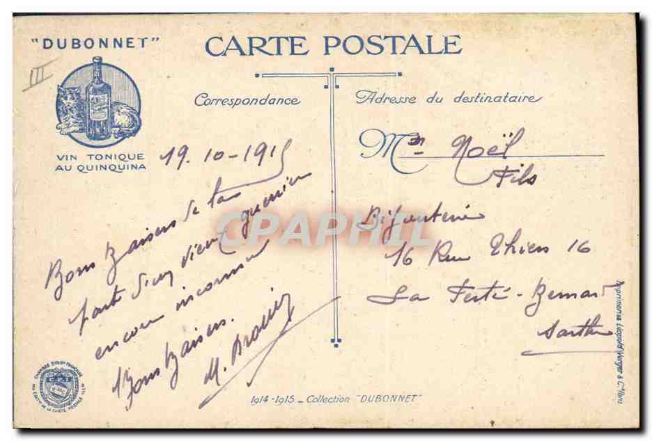 CPA Militaria Les convalescents Infirmiere  — Rückseite