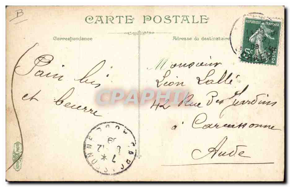 CPA Militaria Infanterie Etude des eleves caporaux — Rückseite