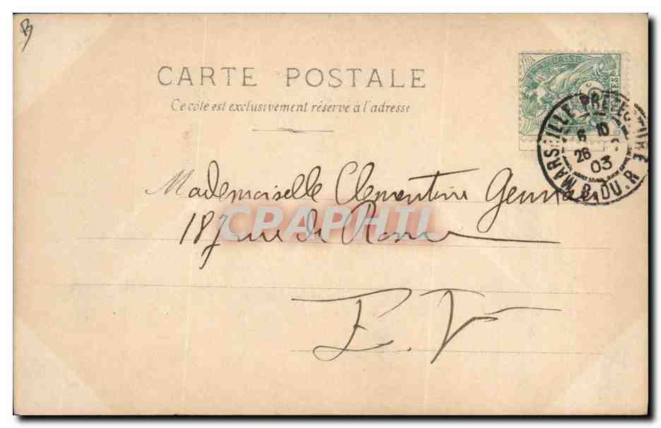 CPA Fantaisie Journaux Journal L'Eclair — Rückseite