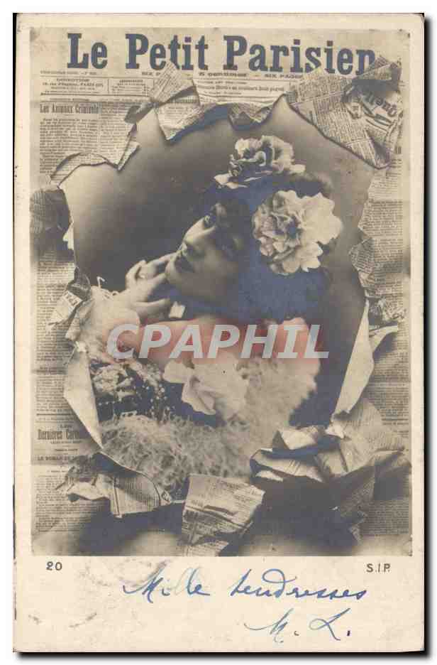 CPA Fantaisie Journaux Journal Le Petit Parisien Paris