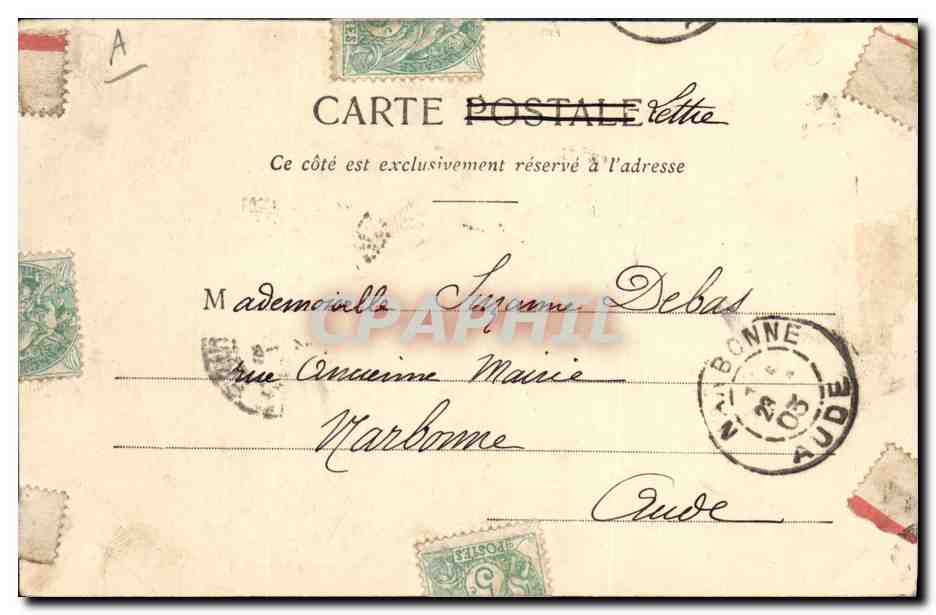 CPA Fantaisie Journaux Journal  — Verso