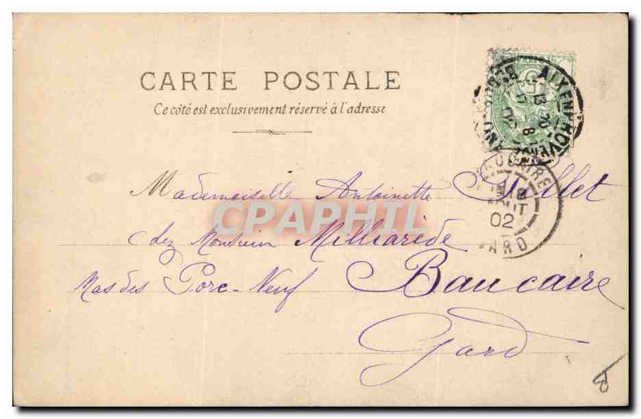 Femme à la chasse — A. Perivier, Paris — I.E. FIGARO — Rückseite