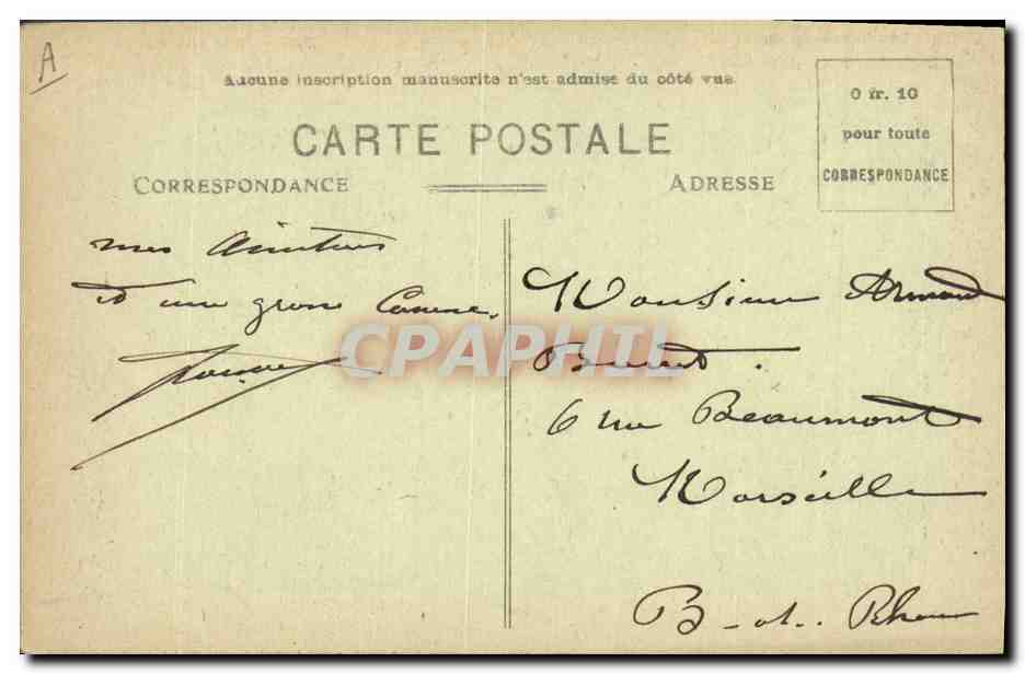 CPA Folklore Les chansons de Jean Rameau illustrees  — Verso