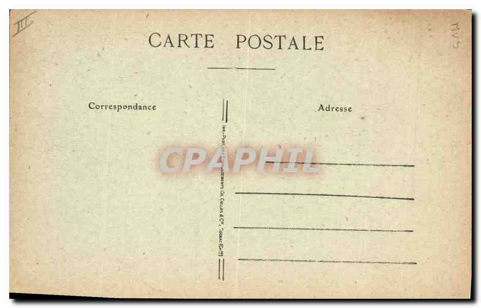 CPA Folklore Les chansons de Jean Rameau illustrees La tricoteuse — Verso