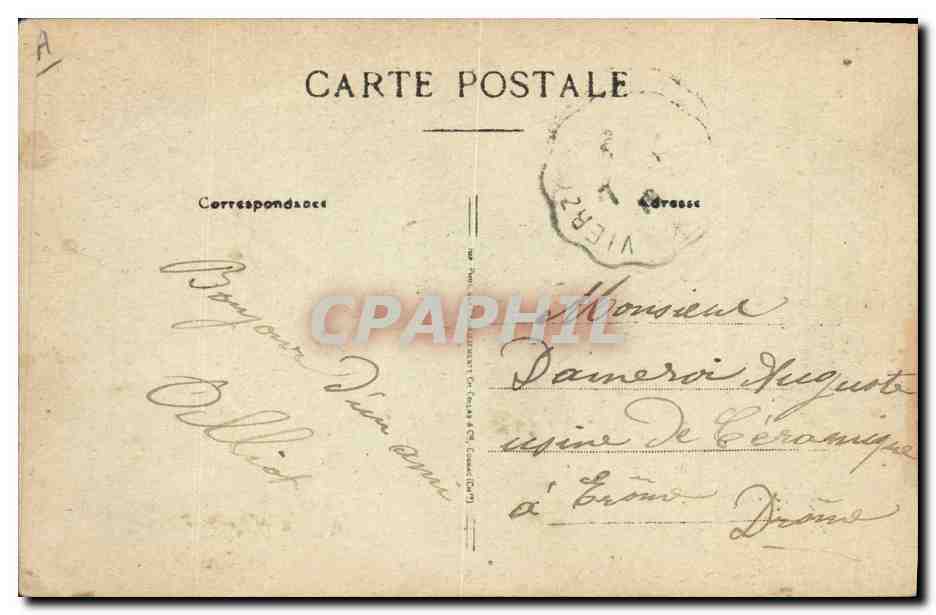 CPA Folklore Les chansons de Jean Rameau illustrees Les pommes de terre — Verso