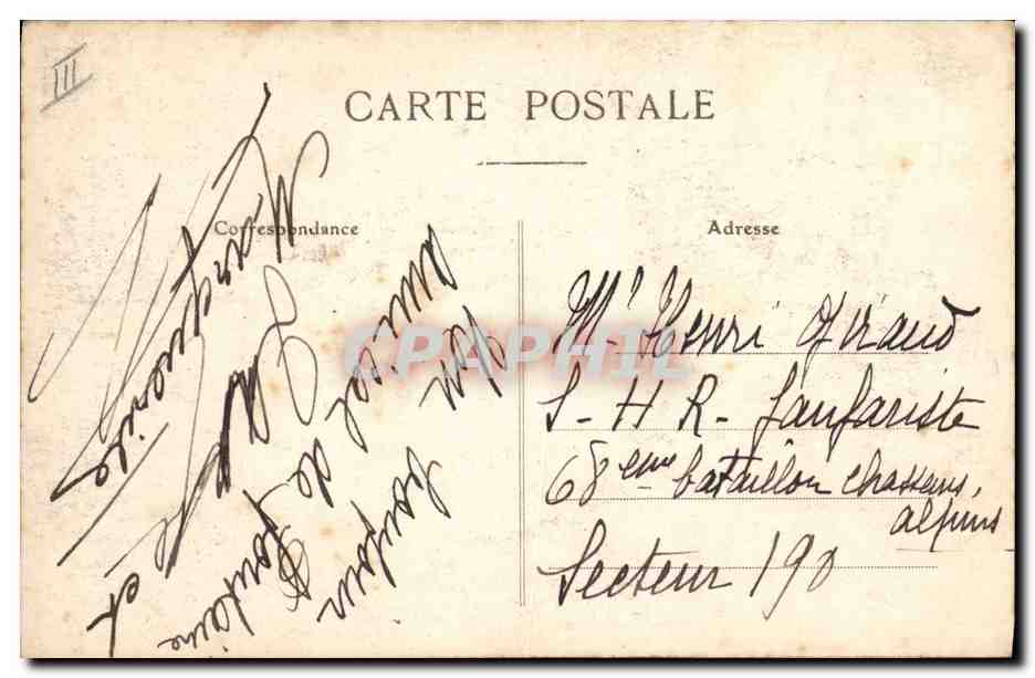 CPA Folklore Les chansons de Jean Rameau illustrees Dernier coup d'oeil — Verso