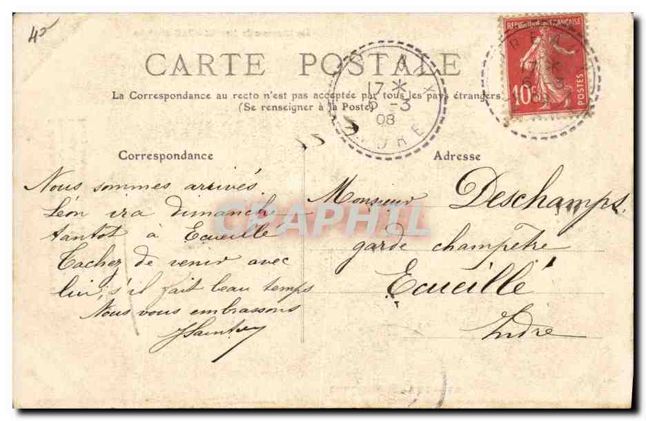 CPA Folklore Les chansons de Jean Rameau illustrees Sur les poincons Femmes — Verso