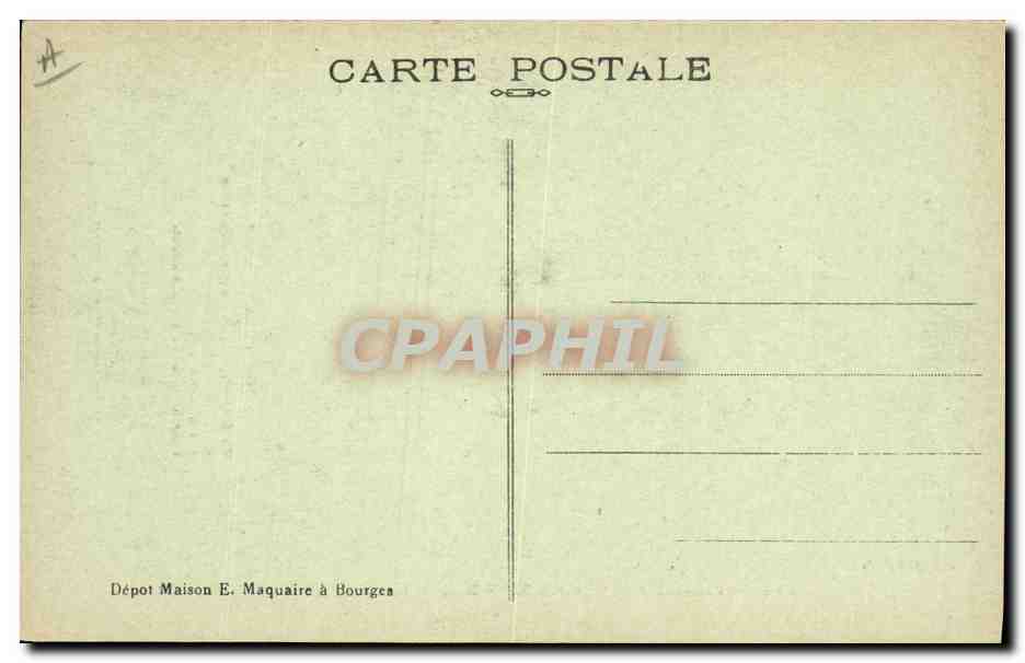 CPA Folklore Les chansons de Jean Rameau illustrees Les fileuses — Verso