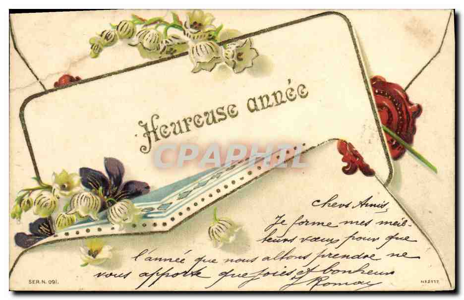 CPA Fantaisie Fleurs 